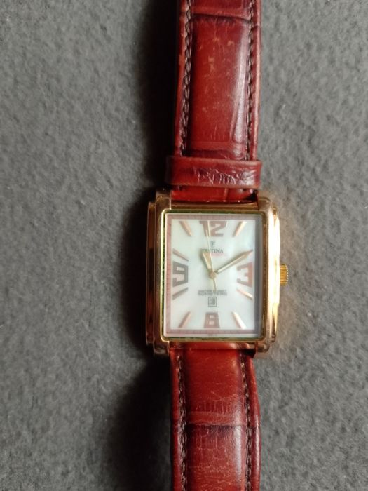Zegarek automatyczny Festina 16082 Męski (Masa perłowa / Rose Gold)