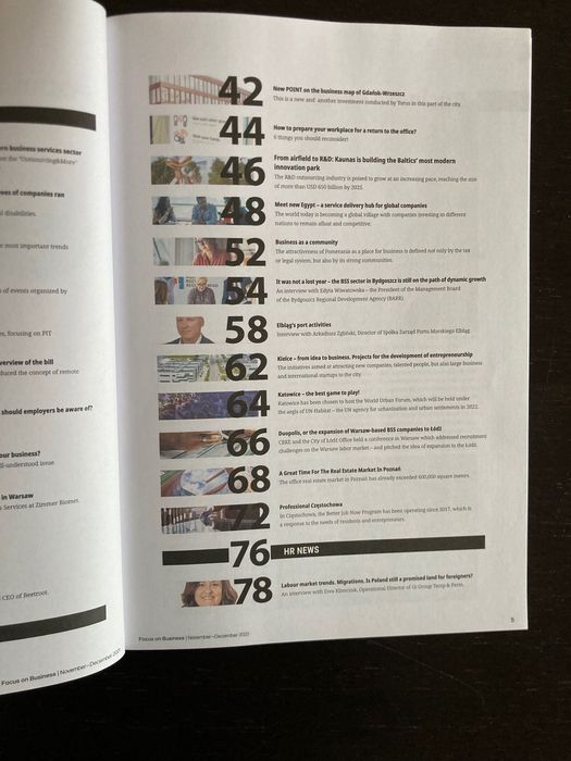 Magazyn Focus on Business 1/2021 (wersja angielska)