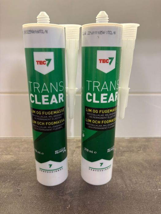 Kleje montażowe TRANS CLEAR oraz  Casco SuperFix+ 300 ml