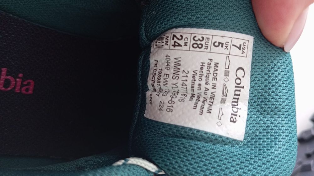 COLUMBIA peakfreak x2 waterproof 38 trekkingowe