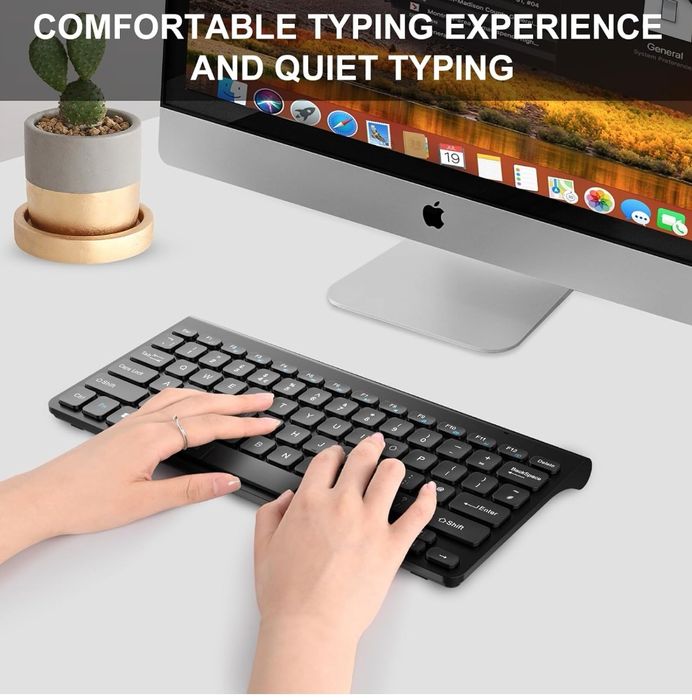Klawiatura bezprzewodowa 2.4G, miniaturowa klawiatura QWERTY