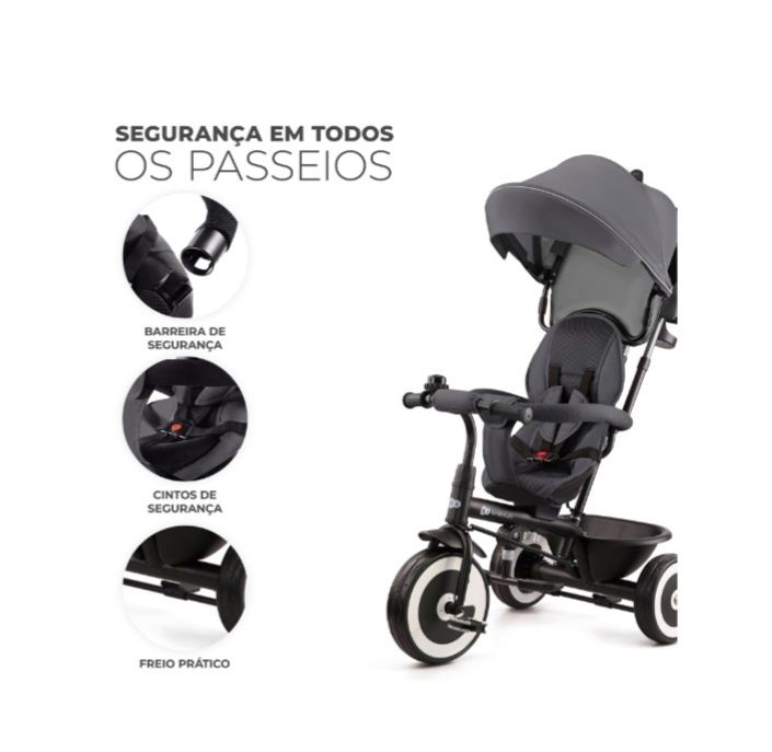 Triciclo 6 em 1 kinderkraft
