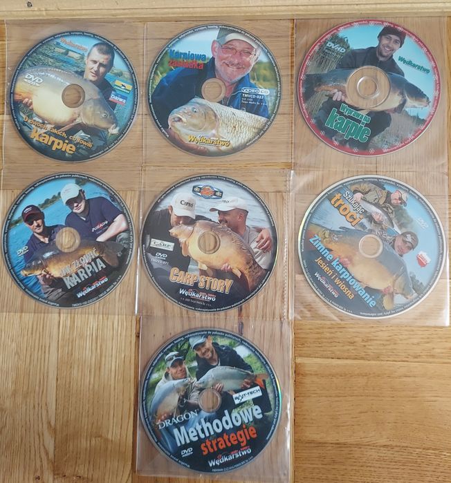 Wędkarstwo moje hobby - czasopisma 05/06/08 i filmy DVD