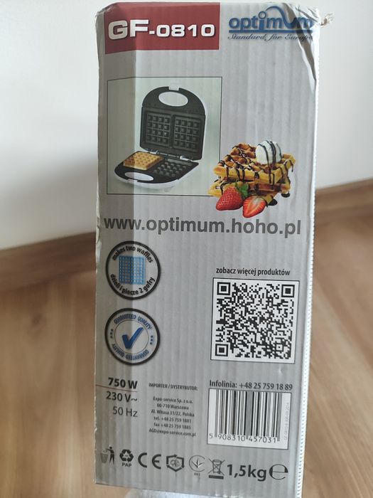 Gofrownice Optima GF-0810