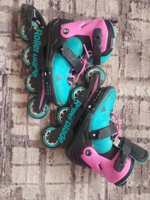 ролики Rollerblade раздвижные 36,5-40,5 р. с защитой