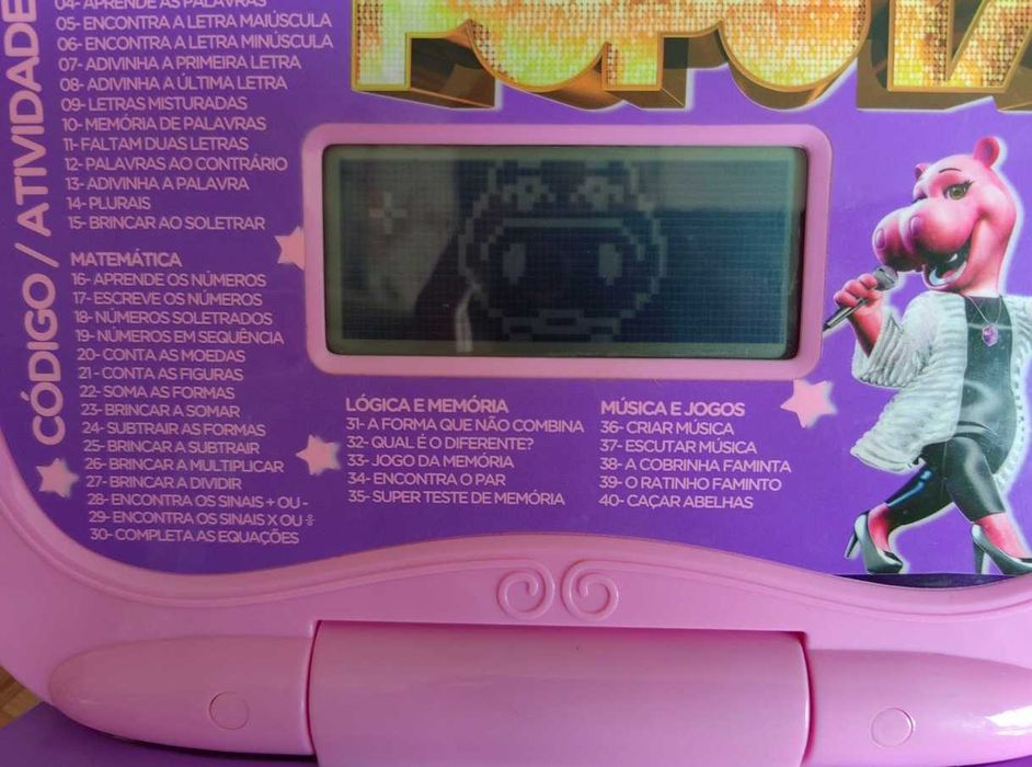 Computador didático para criança da Popota