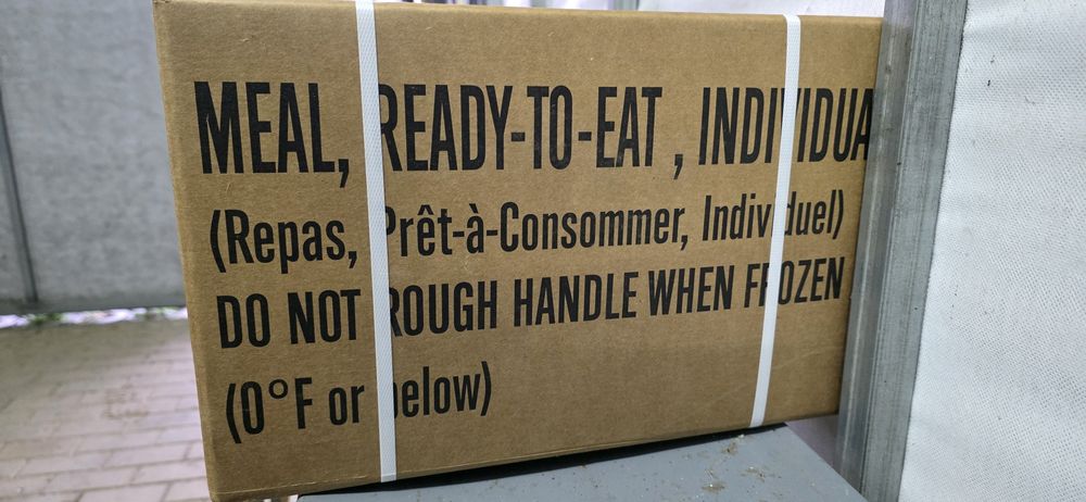 US MRE - Meal Ready to Eat - Ração de Combate
