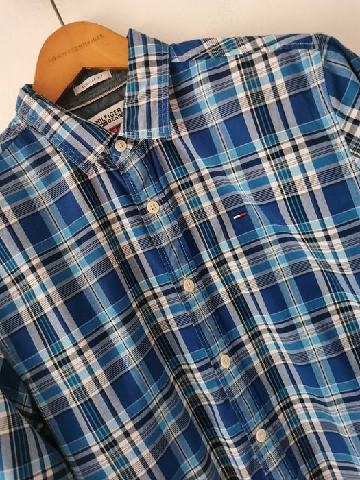 Tommy Hilfiger koszula w kratkę męska NOWA ORYGINALNA S