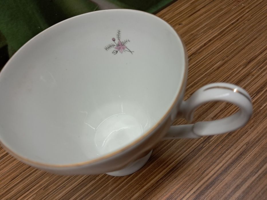 Filizanka kawowa porcelana Eva Wałbrzych prl