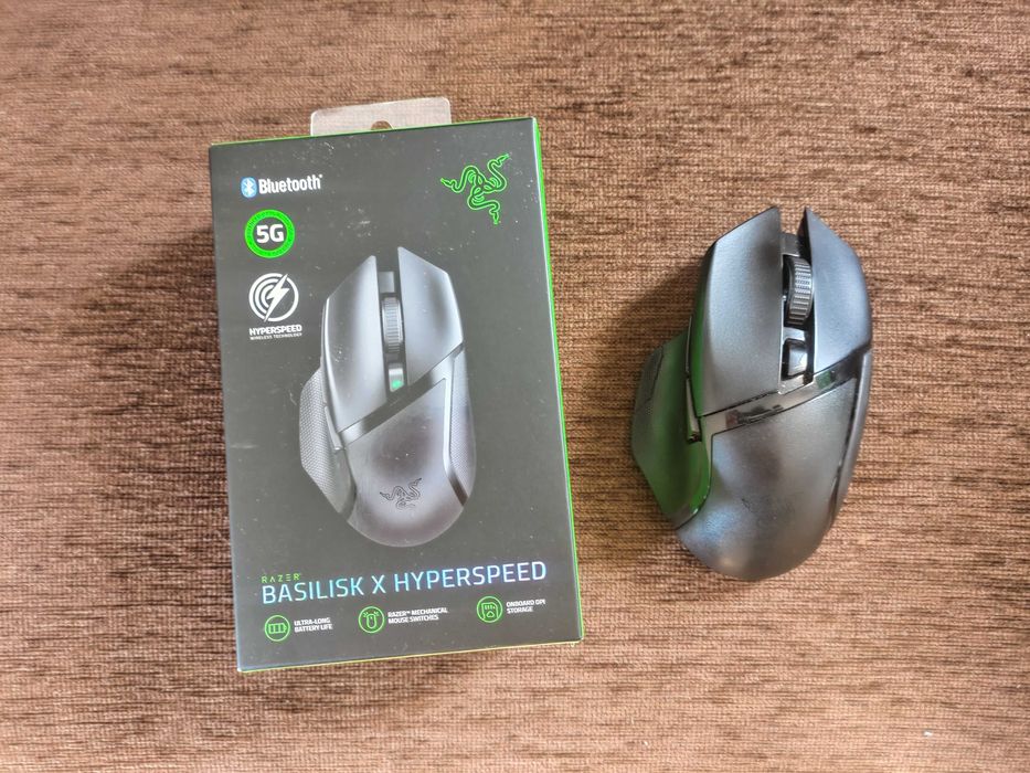 Rato Óptico Razer Basilisk X Hyperspeed Wireless/Bluetooth Preto