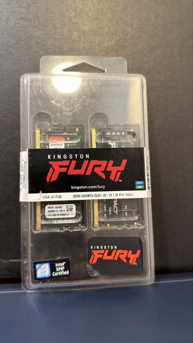 RAM Kingston Fury - 32gb (2 x 16 gb) DDR4