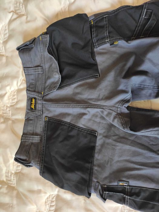 Męskie spodnie robocze dekarskie Snickers Canvas 3314 r. 48 jak new