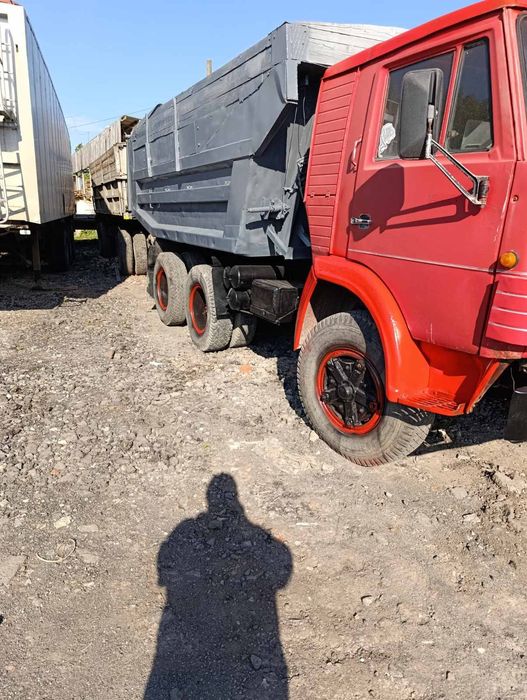 Камаз 55111 самоскид з причіпом