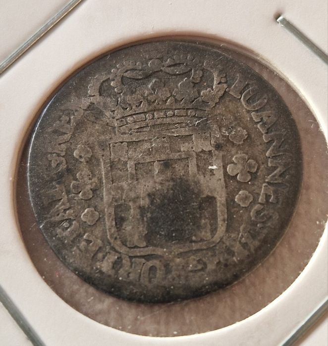 Moeda de prata 6 vinténs D. João V