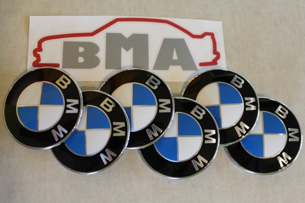 BMW Nowy Emblemat 82 mm Na Maskę Przód 100% Oryginał Części BMA