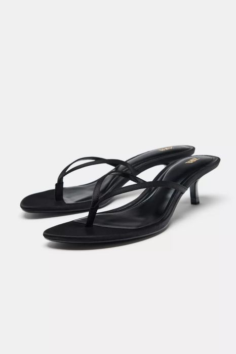 Атласні босоніжки ZARA