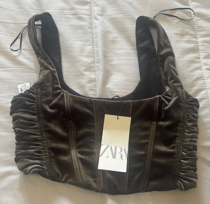 Top Veludo Zara