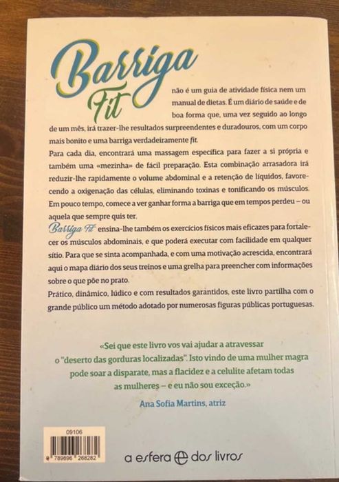 Livro Barriga Fit NOVO