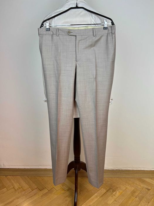 SERGIO NESCI x ZEGNA Beige Wool Suit класичний костюм-двійка Італія + вовна Зенья