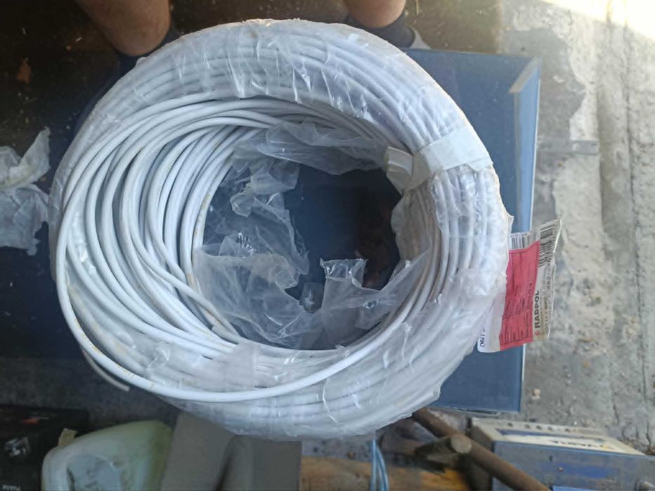 przewody, kable OMY 2×1 mm², OMYżo 3G0,75 mm², OMYżo 3×1,5 mm²