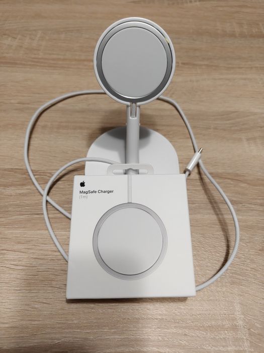 Oryginalna ładowarka Apple MagSafe 25W 1m (MGD74ZM/A) + stojak
