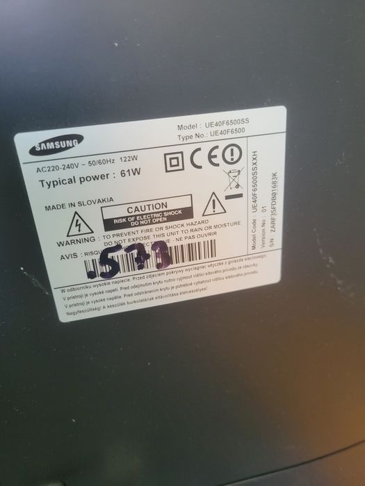 Tv Samsung 3D 40 cali