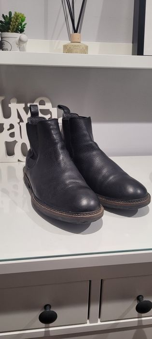 Botki sztyblety męskie skóra naturalna 45