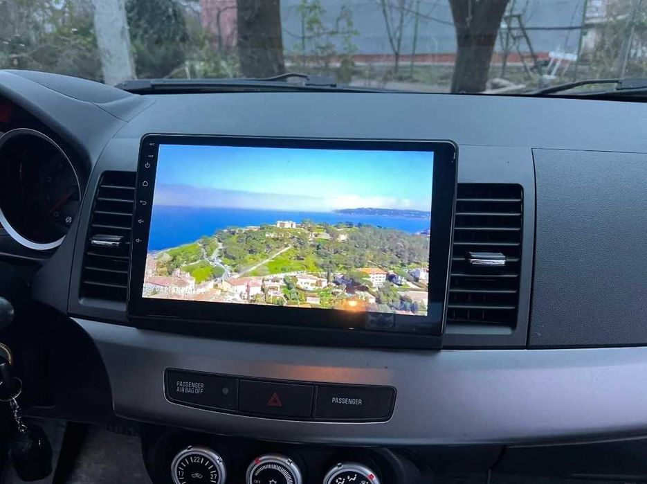 нова магнитола lancer x android лансер 10 MITSUBISHI