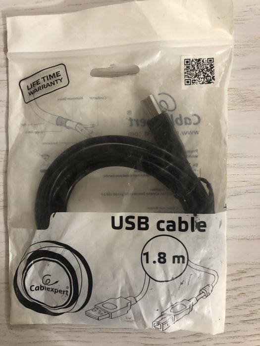 Новый кабель Cablexpert USB 2.0 1.80 м