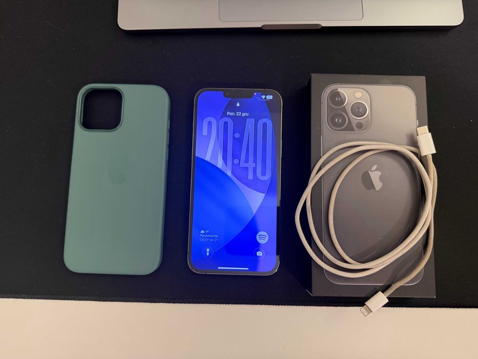IPhone 13 Pro Max 512GB Graphite + Case + Kabel + Oryginalne