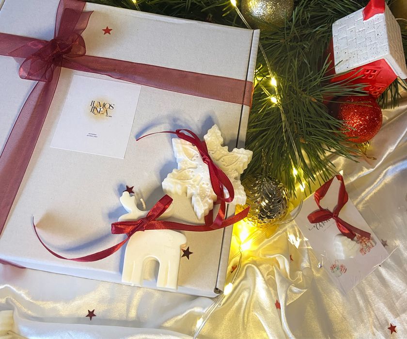 Подарунковий набір соєвих свічок