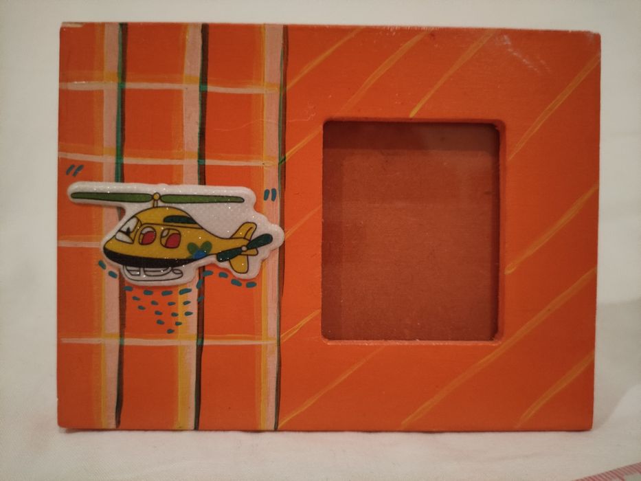 Moldura, porta lápis, artesanais, para criança