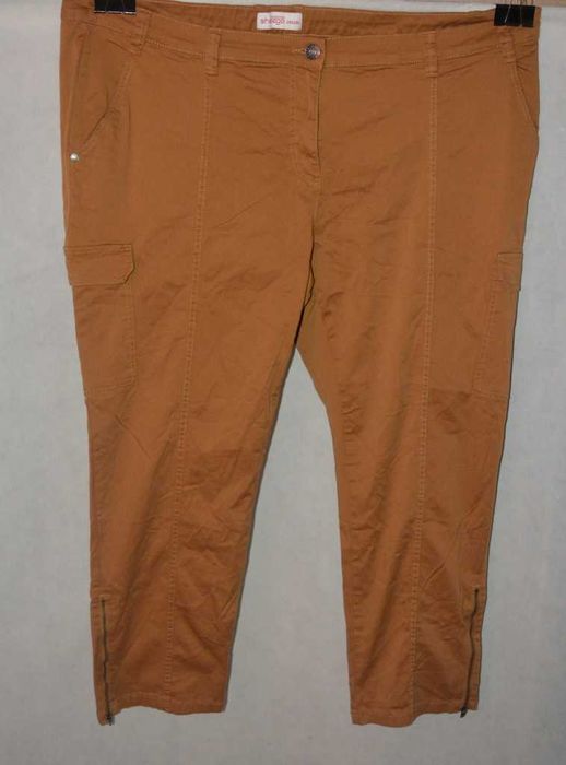 Wiosenne spodnie z zamkami Sheego 54