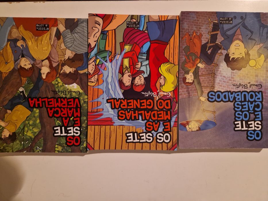 Conjunto 3 livros OS SETE