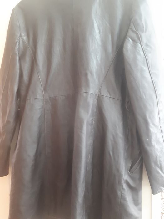 Casaco em pele tipo blaser