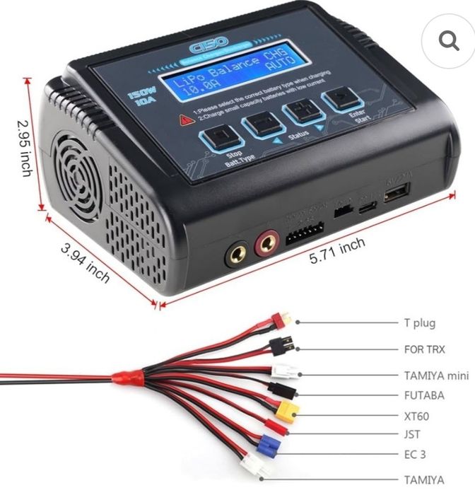 Carregador de bateria LiPo RC