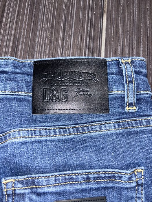 Spodnie jeansowe dzwony d&g nowe