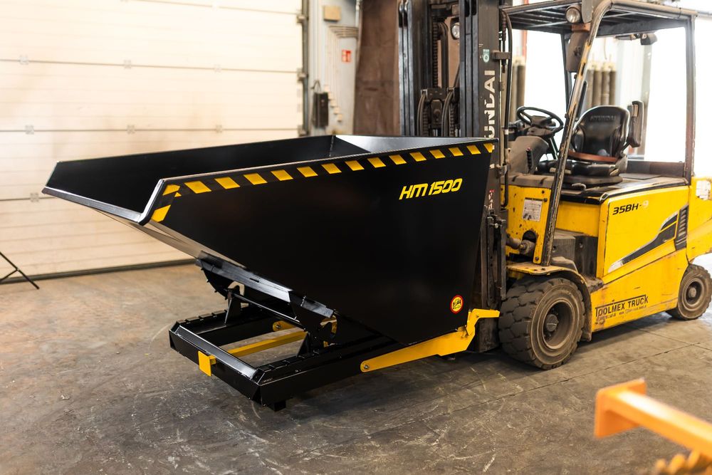 Kontener samowyładowczy 1500L / Koleba / Pojemnik Metalowy Premium