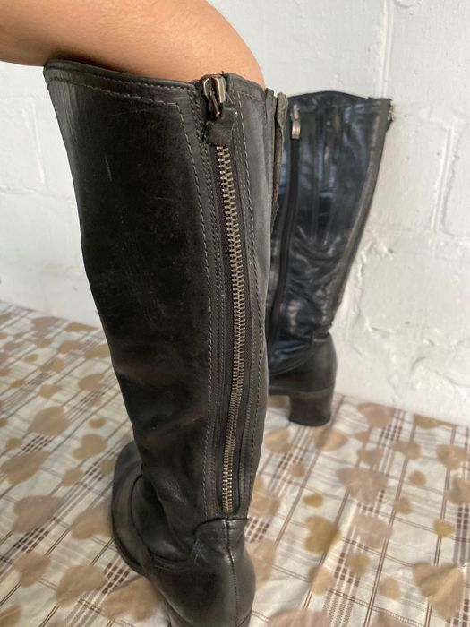 Жіночі шкіряні осінні чобітки