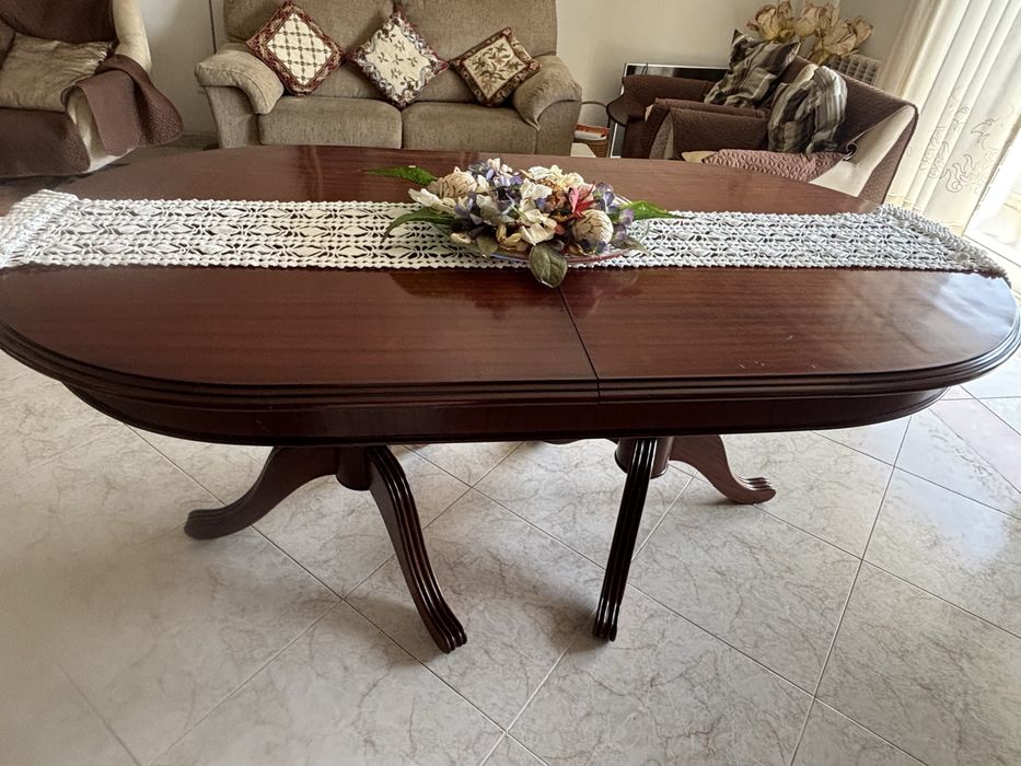 Mesa de Jantar de Sala de madeira