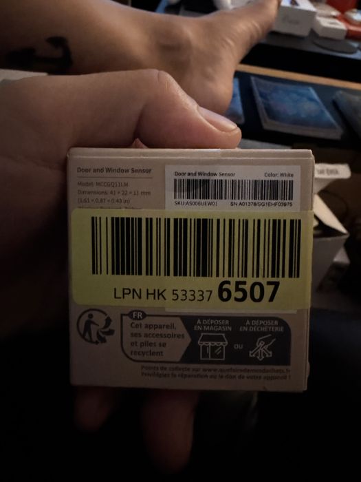 Sensor de Porta e Janela Aqara MCCGQ11LM – Novo