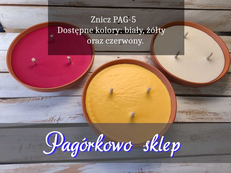 Znicz Otwarty znicz ceramiczny Kopciuch Znicz Harcerski Ręcznie Robiony PAG