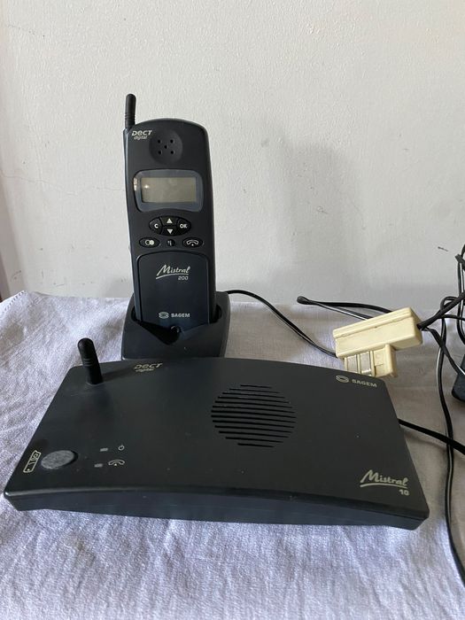 Telefone de mesa vintage