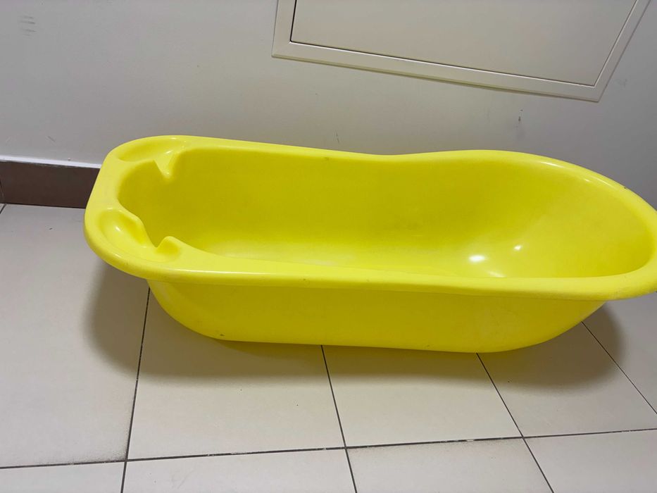 Wanienka dziecięca niemowlęca 102cm żółta | Stan bardzo dobry