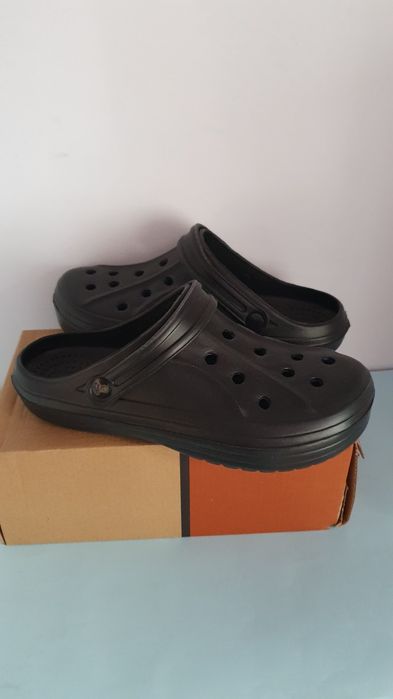 Klapki  / crocsy męskie czarne piankowe rozmiar 44