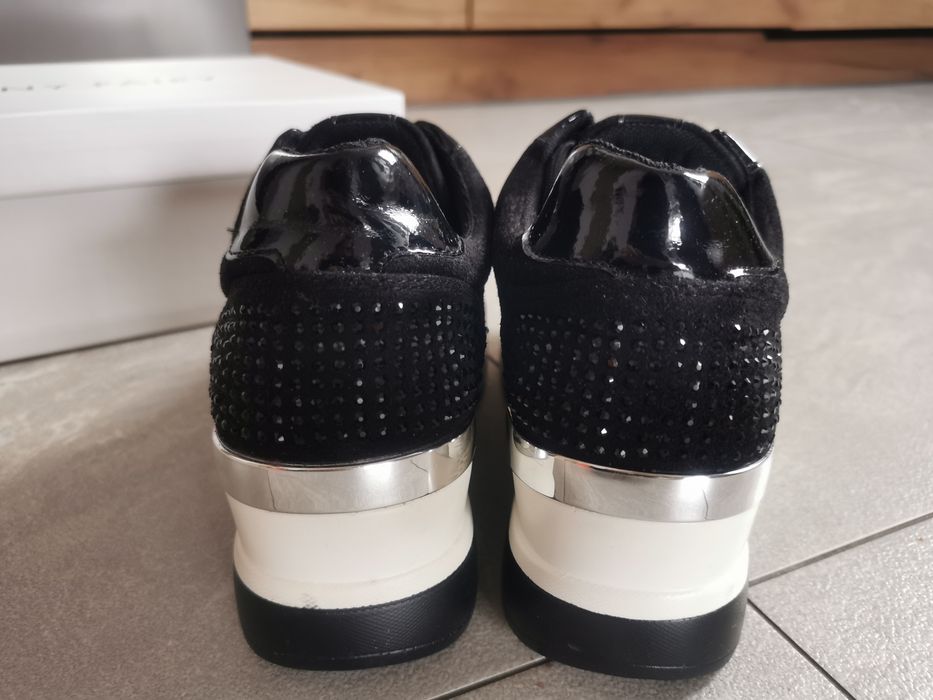 Jak Nowe sneakersy Jenny Fairy czarne 37 na korutnie grubsza podeszwa