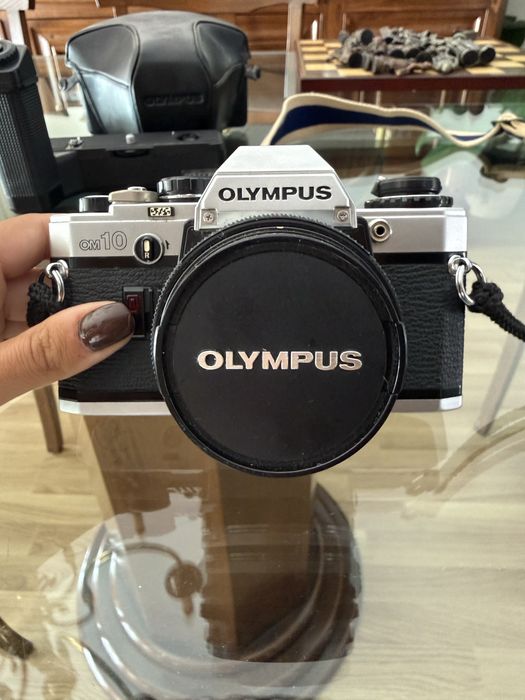 Camara fotografia Olympus com acessorios