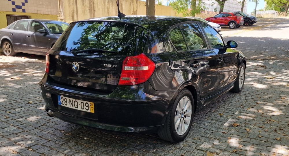 BMW 118 D Deisel Ano 2008 Tecto de Abrir