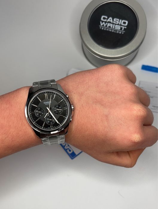 Оригинальные часы Casio MTP-1375D-1A, Сталь, Класика+Спорт, ГАРАНТИЯ