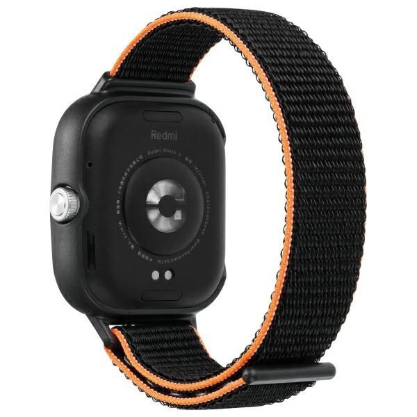 Pasek Opaska do Redmi Watch 4 Beline Nylonowy Pleciony na Rzep Orange